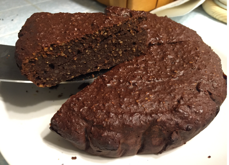 Almond Chocolate Espresso flourless cake