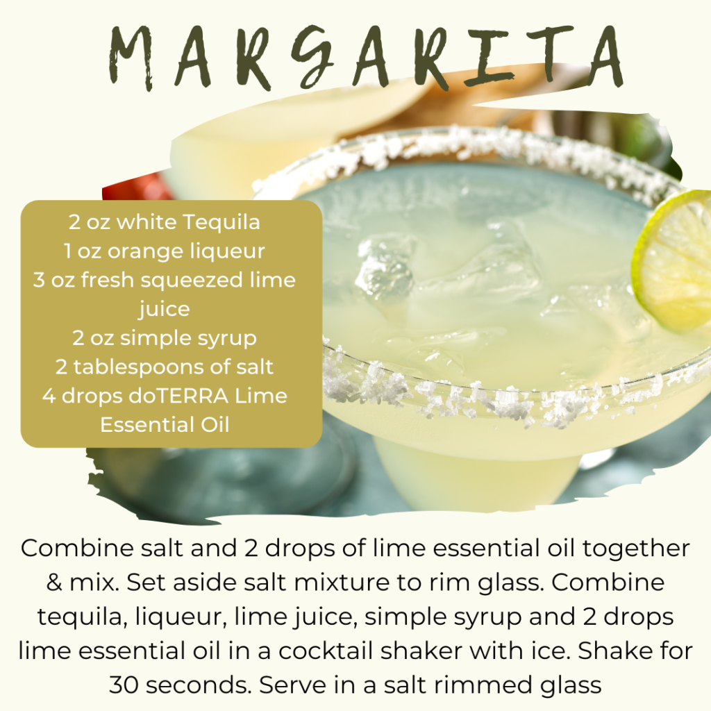 Margarita with essentail oils